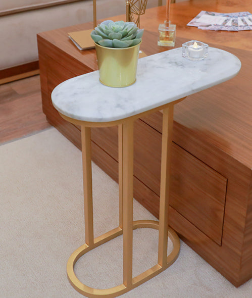Bloom Side Table Marble