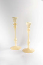Set of 2 Glass Candle Holder
