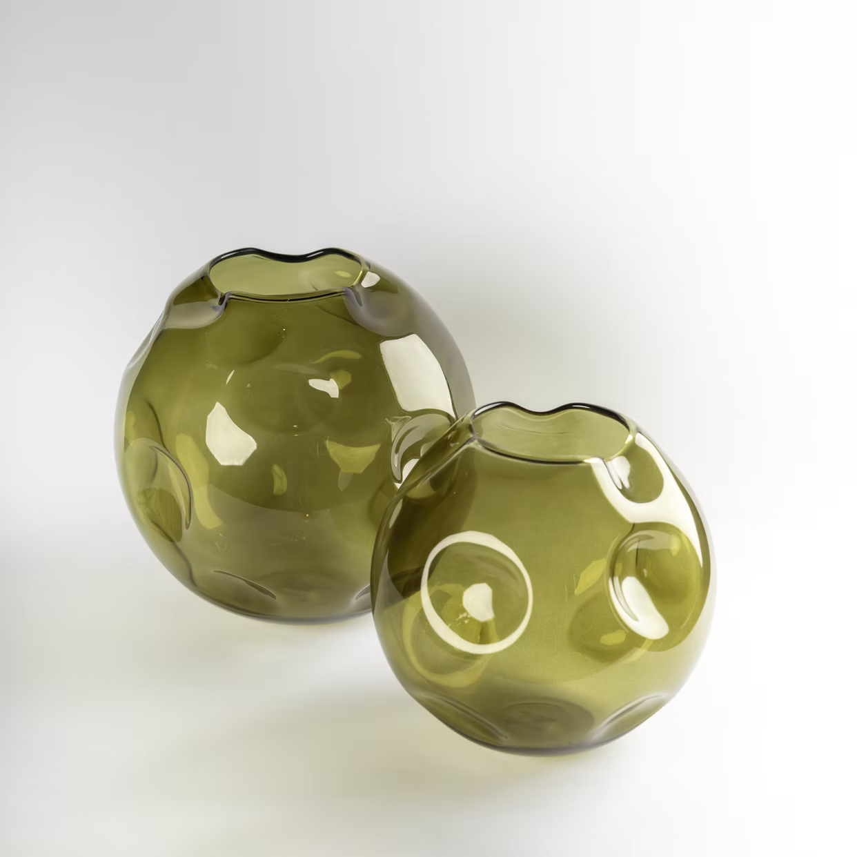 Set of 2 Ball Vases