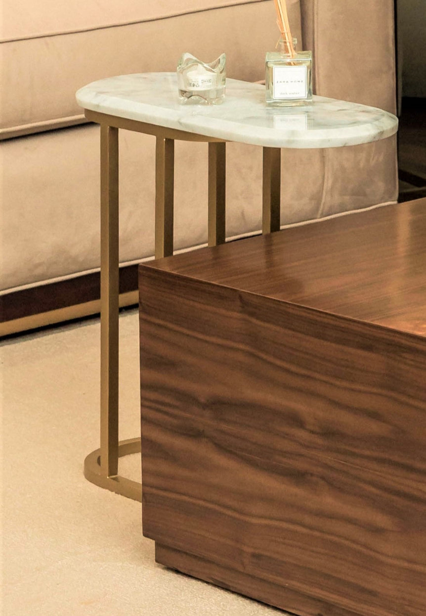 Bloom Side Table Marble