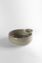 Pottery Bowl with Sauce Plate